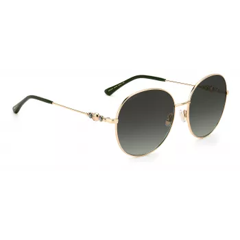 JIMMY CHOO Occhiali da sole da donna BIRDIESPEFIB - Montatura oversize quadrata cat-eye in acetato - 60/18/145 mm - Protezione UV400