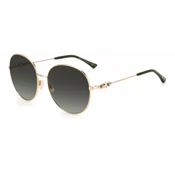 JIMMY CHOO Occhiali da sole da donna BIRDIESPEFIB - Montatura oversize quadrata cat-eye in acetato - 60/18/145 mm - Protezione UV400