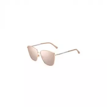 JIMMY CHOO Occhiali da sole Donna Lavi-S BKU2S Montatura in Acetato Nero Lenti Grigie Sfumate 60/14/140 mm