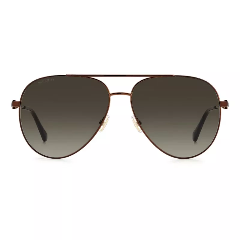 Jimmy Choo Occhiali da sole donna Olly/S J7D - Butterfly Oversized Square Frame, 60/14/145 mm