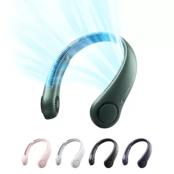 JISULIFE Ventilatore da collo 3 verde scuro