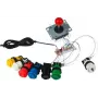 JOY-IT RBT scheda controller arcade USB con encoder per cabinati arcade fai da te e fight stick (SBC-ZDE)