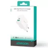 Joyroom Caricabatterie 20W doppia porta (USB-A + USB-C) spina EU bianco