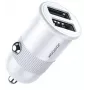 Joyroom Caricabatterie da auto smart dual port 3.1A bianco (C-A06 White)