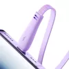 JOYROOM cavo 3in1 colorato USB a USB-C/Lightning/Micro USB 3.5A, 1m (viola)