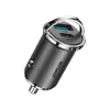 JOYROOM Caricabatterie da Auto USB 45W con USB-C e USB-A, Power Delivery, Quick Charge 3.0, AFC, SCP, Grigio (C-A35)