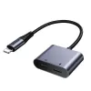 Joyroom adattatore DAC 2-in-1 Lightning a Lightning/Lightning, 60W, 0,12m, nero (JR-SY-L02)