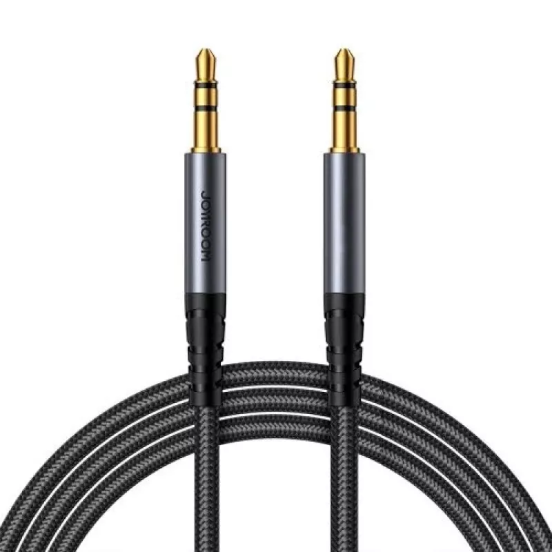 Joyroom Cavo audio stereo, jack 3,5 mm, 1,2 m, nero (SY-A08)