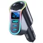 Caricabatterie da auto 4-in-1 con trasmettitore FM Bluetooth Joyroom PD 150W nero (JR-CL21)