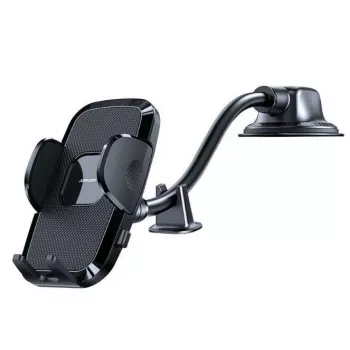 Supporto per cellulare Joyroom con braccio flessibile per cruscotto e parabrezza nero