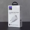 Caricabatterie rapido JOYROOM USB-A QC3.0 / USB-C PD 20W bianco (L-QP2011)