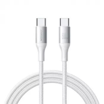 JOYROOM Flash Series cavo USB-C a USB-C A28, 60W, 480 Mbps, 2m, bianco (S-A28-CCW2)