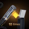 Joyroom Cavo Gaming S-CC100A6 USB-C (angolare) / USB-C (dritto) 100W 1,2m - nero