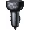 Joyroom JR-CCD04 Caricabatterie da auto 30W 2x USB-C USB-A con display digitale - nero