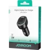 Joyroom JR-CCD04 Caricabatterie da auto 30W 2x USB-C USB-A con display digitale - nero