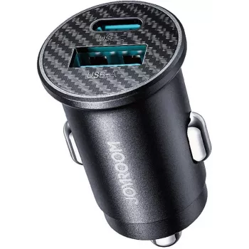 JOYROOM JR-CCN16 mini caricabatterie da auto USB-A 15W, nero