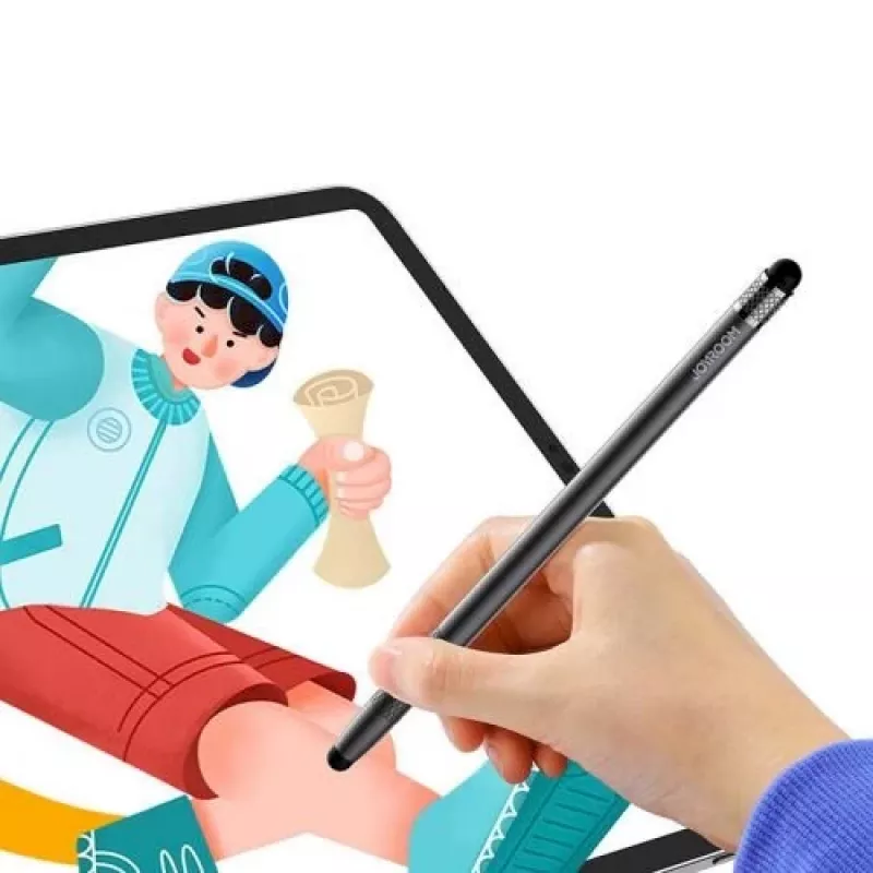 JOYROOM JR-DR01 penna capacitivo attiva per touchscreen, nero (JR-DR01-BLK-2)
