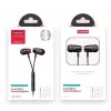 JOYROOM JR-EL114 cuffie in-ear con filo con microfono e telecomando, jack 3,5 mm, cavo piatto antigroviglio, nero