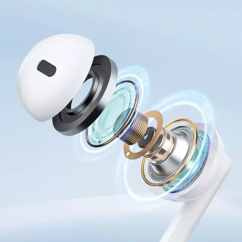 Joyroom JR-EW01 Auricolari mini in-ear con filo e telecomando - bianco