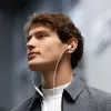 Joyroom JR-EW01 Auricolari mini in-ear con filo e telecomando - bianco
