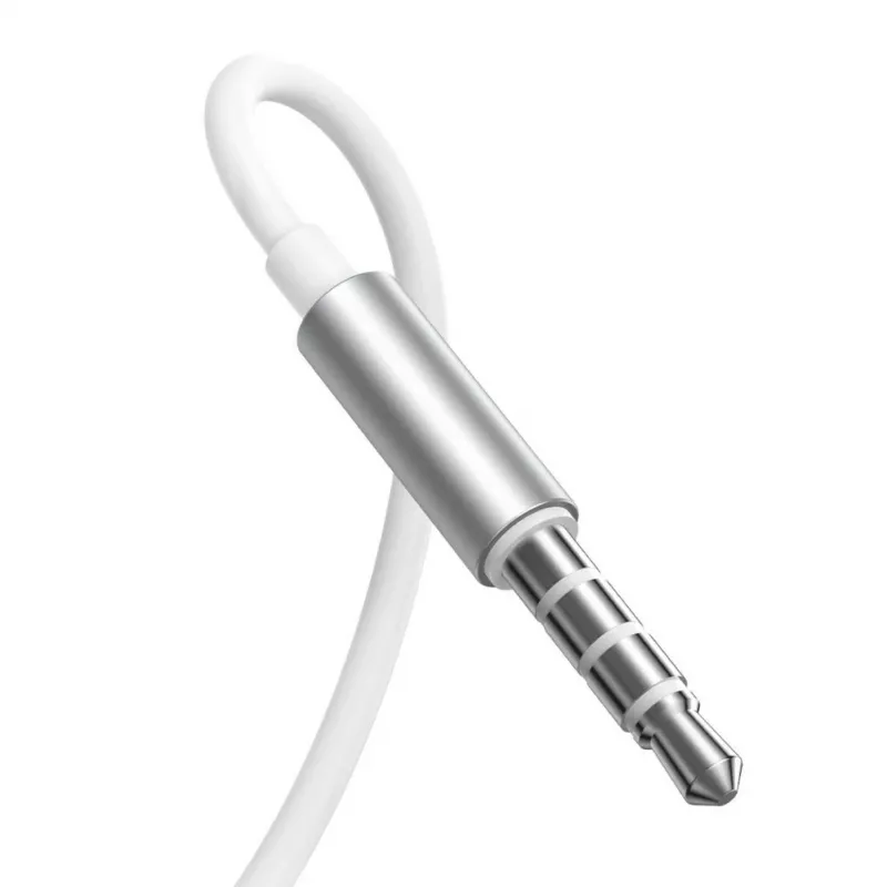 Joyroom Wired Series JR-EW03 Auricolari intrauricolari con telecomando e microfono, jack da 3,5 mm, argento