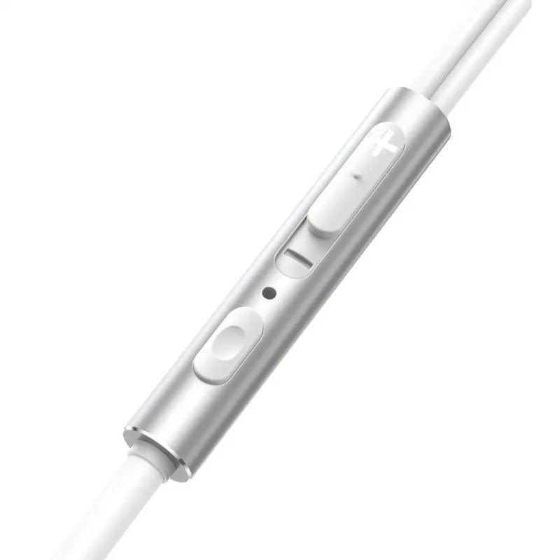 Joyroom Wired Series JR-EW03 Auricolari intrauricolari con telecomando e microfono, jack da 3,5 mm, argento