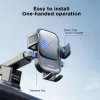 Joyroom JR-OK6 supporto per auto - ventosa per cruscotto e parabrezza - universale per smartphone da 4,7-7,2 pollici - rotazione 360° - nero