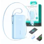Joyroom JR-PR2L 10000mAh 35W Powerbank con display digitale, cavi USB-C e Lightning estraibili integrati (0,7m), blu