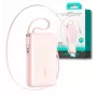 Joyroom JR-PR2L Powerbank 10000 mAh 35W con display digitale, cavi USB-C e Lightning estraibili (0,7 m) rosa