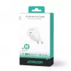 JOYROOM JR-TCF02 Caricabatterie da parete USB-C PD 20W con cavo USB-C - bianco