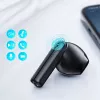 JOYROOM JR-TL11 Auricolari True Wireless con ENC, protezione acqua IPX4, Bluetooth 5.3, controllo touch, Nero
