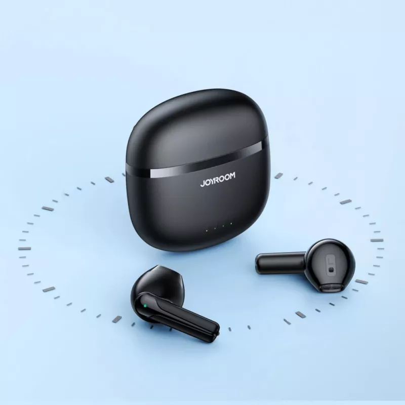 JOYROOM JR-TL11 Auricolari True Wireless con ENC, protezione acqua IPX4, Bluetooth 5.3, controllo touch, Nero