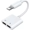 Joyroom adattatore splitter audio e ricarica Lightning su 2x Lightning bianco (S-Y104)