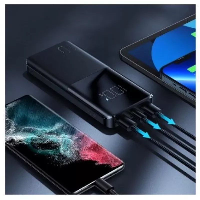Joyroom powerbank 15W 10000mAh PD QC3.0 AFC nero (JR-T013)