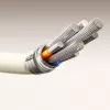 JOYROOM S-A53 cavo USB-A a USB-C con punta fluorescente 1,2 m beige