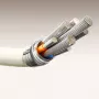 JOYROOM S-A53 cavo USB-A a USB-C con punta fluorescente 1,2 m beige
