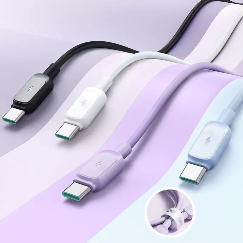 JOYROOM S-AC027A141B Cavo intrecciato USB-A a Lightning 1,2 m, nero