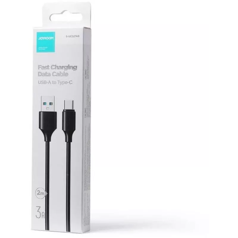 JOYROOM S-UC027A9 cavo USB-A a USB-C 2M nero 3A ricarica rapida e sincronizzazione dati