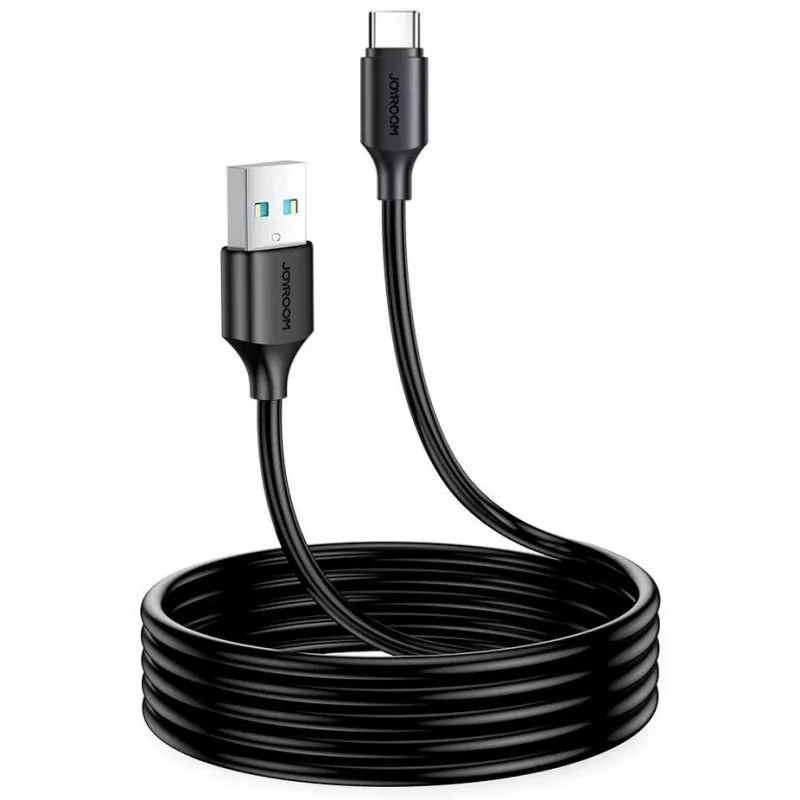 JOYROOM S-UC027A9 cavo USB-A a USB-C 2M nero 3A ricarica rapida e sincronizzazione dati