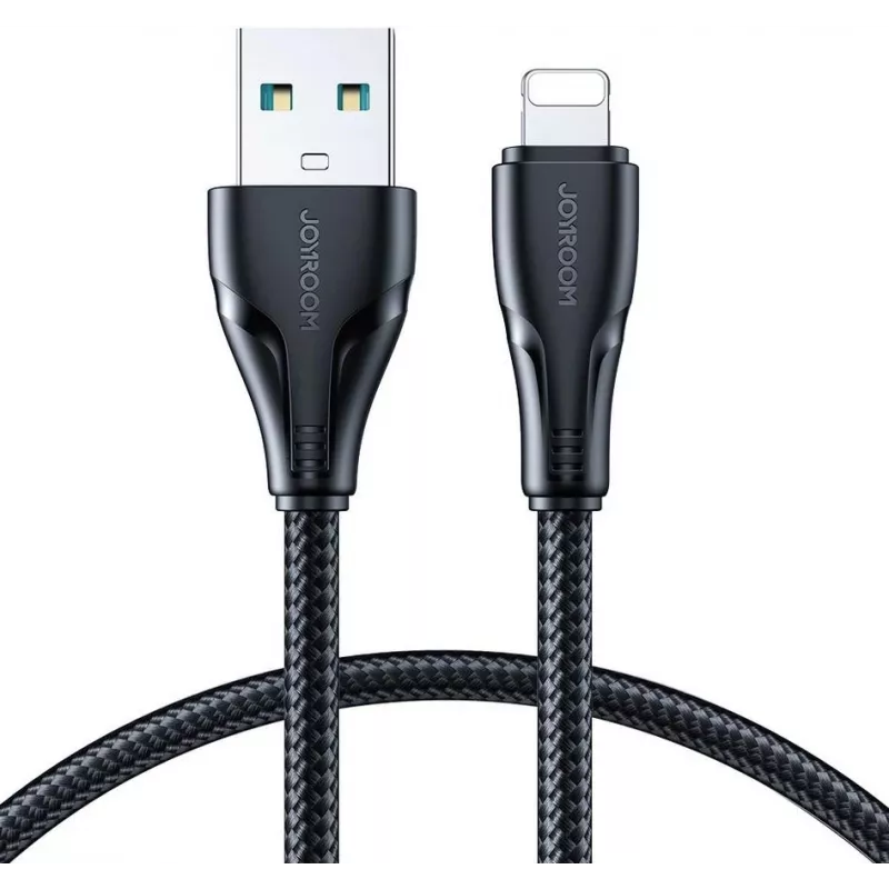 JOYROOM S-UL012A11 cavo intrecciato USB-A a Lightning 1,2 m nero