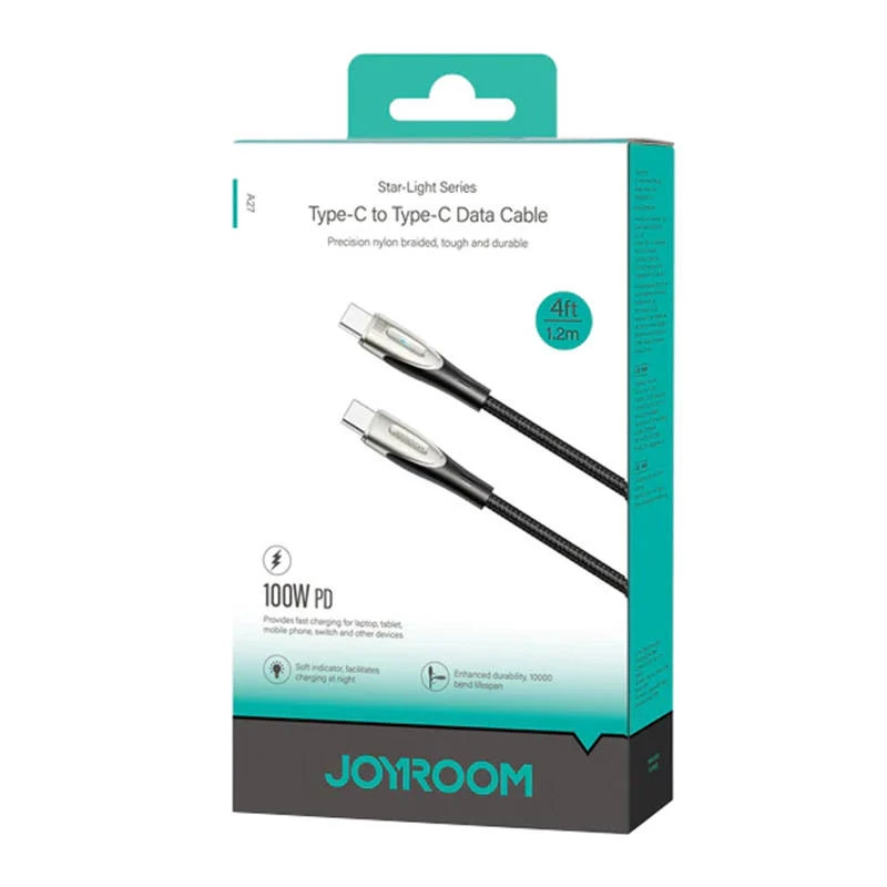 JOYROOM Star-Light cavo USB-C a USB-C SA27-CC5 1,2m nero 100W