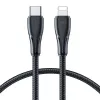 Joyroom Surpass Series cavo di ricarica rapida e dati USB-C a Lightning 20W PD, 1,2m, nero (S-CL020A11)