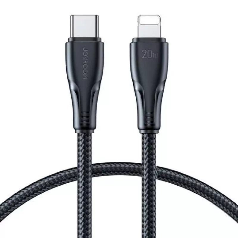 Joyroom Surpass Series cavo di ricarica rapida e dati USB-C a Lightning 20W PD, 1,2m, nero (S-CL020A11)
