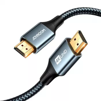 JOYROOM SY-20H1 Cavo HDMI 2.0 2m 4K 60Hz nylon intrecciato grigio
