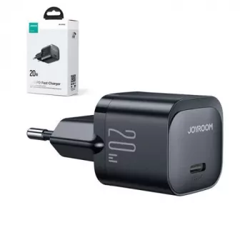 Joyroom caricabatterie da viaggio Mini Type-C, PD 20W, nero (JR-TCF02)
