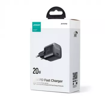 Joyroom caricabatterie da viaggio Mini Type-C, PD 20W, nero (JR-TCF02)