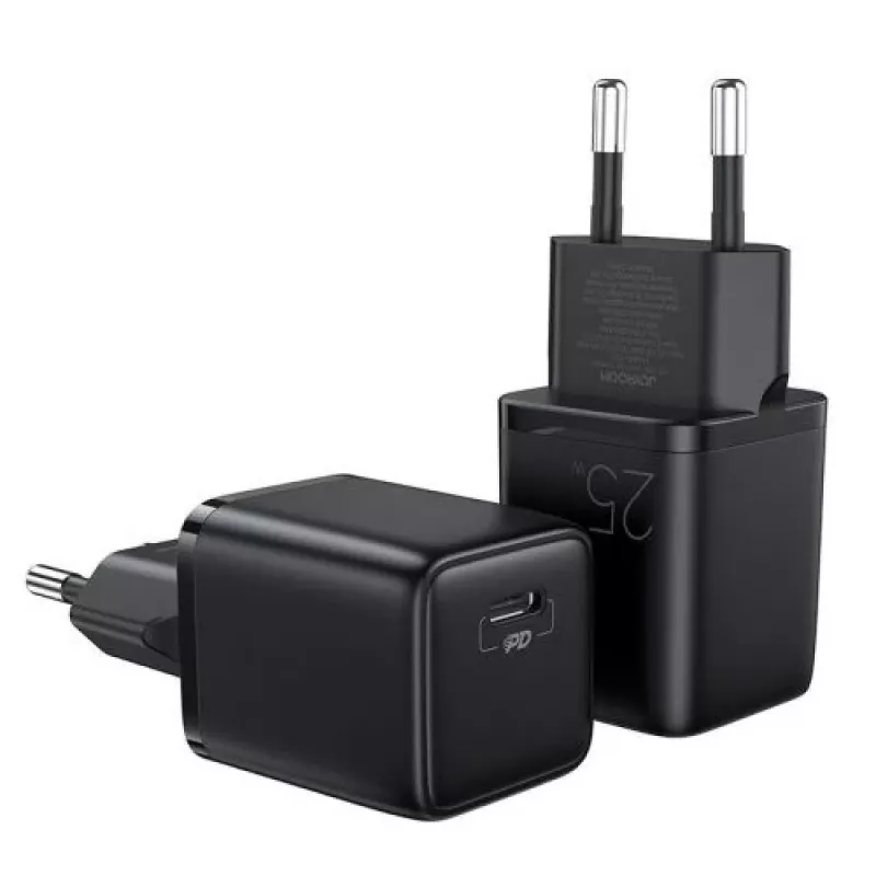 Caricabatterie da viaggio Joyroom Mini Type-C, PPS, PD 25W, nero EU (L-P251)