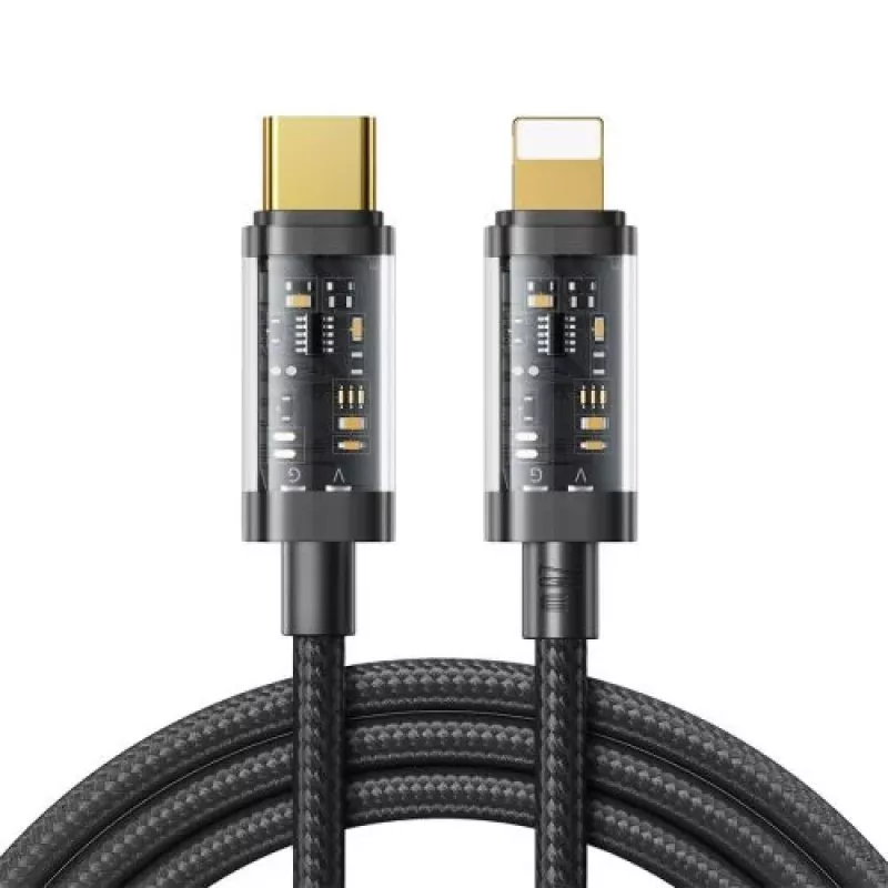 Joyroom cavo di ricarica rapida Type-C a Lightning A10 Series PD 20W, 1,2m, nero (S-CL020A12)