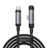 JOYROOM cavo Type-C su Lightning serie EnjoyX 90° A56, 30W, 480Mbps, 1,2m, nero (S-A56)