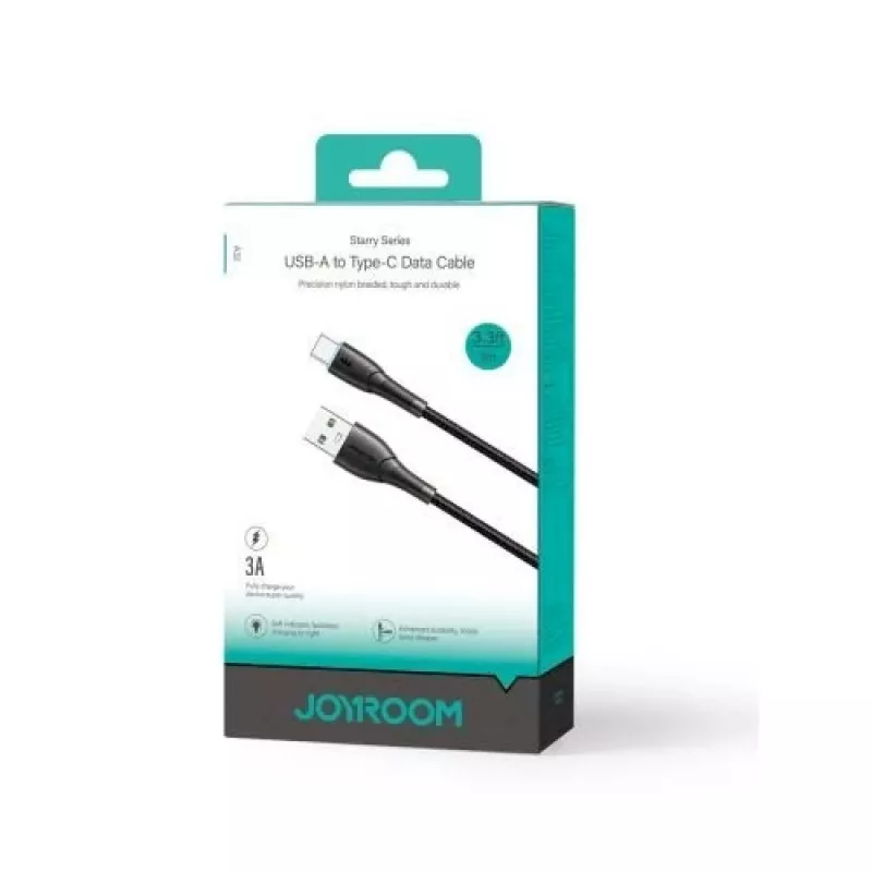 JOYROOM cavo USB-A a USB-C Starry Series, 480 Mbps, 3A, 1 m, nero (SA32-AC3)